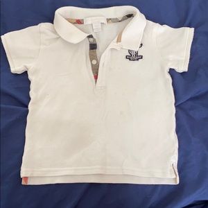 Authentic Burberry toddler Polo shirt